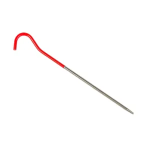 6.5" Red Tough Titanium Tent Stake