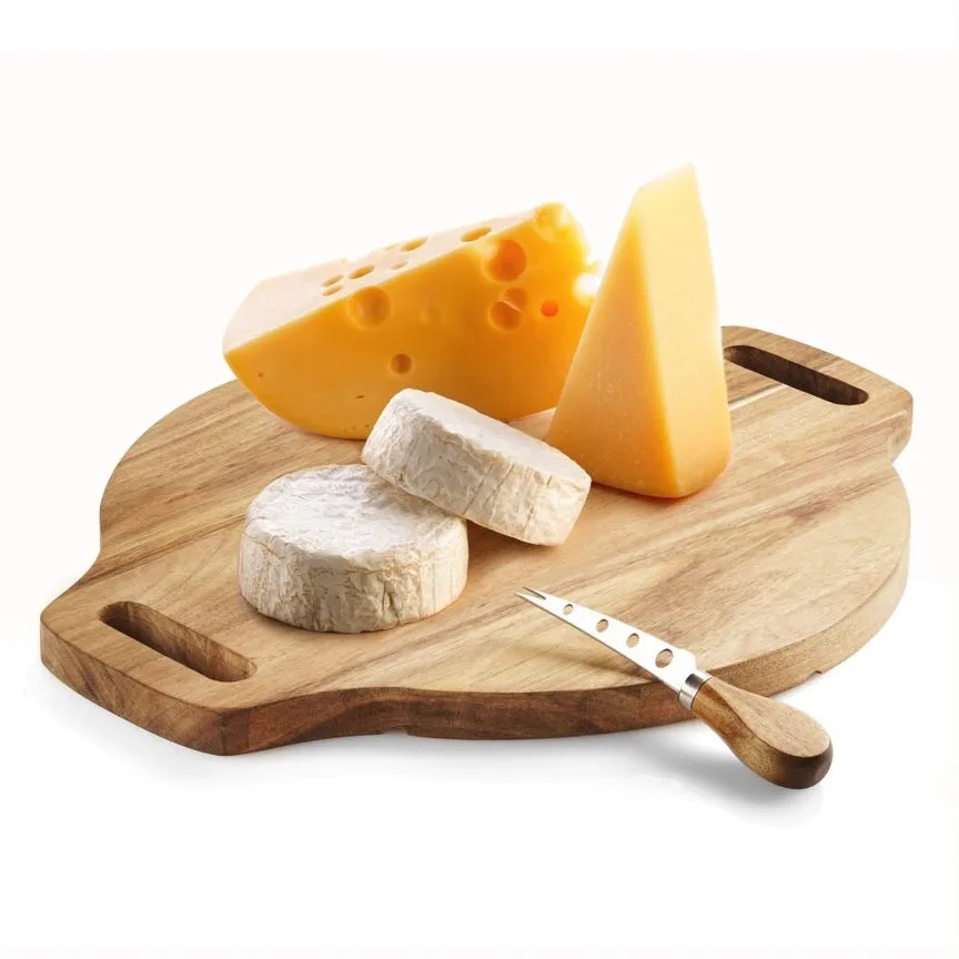 Acacia Wood Pizza Cutting & Cheese Board