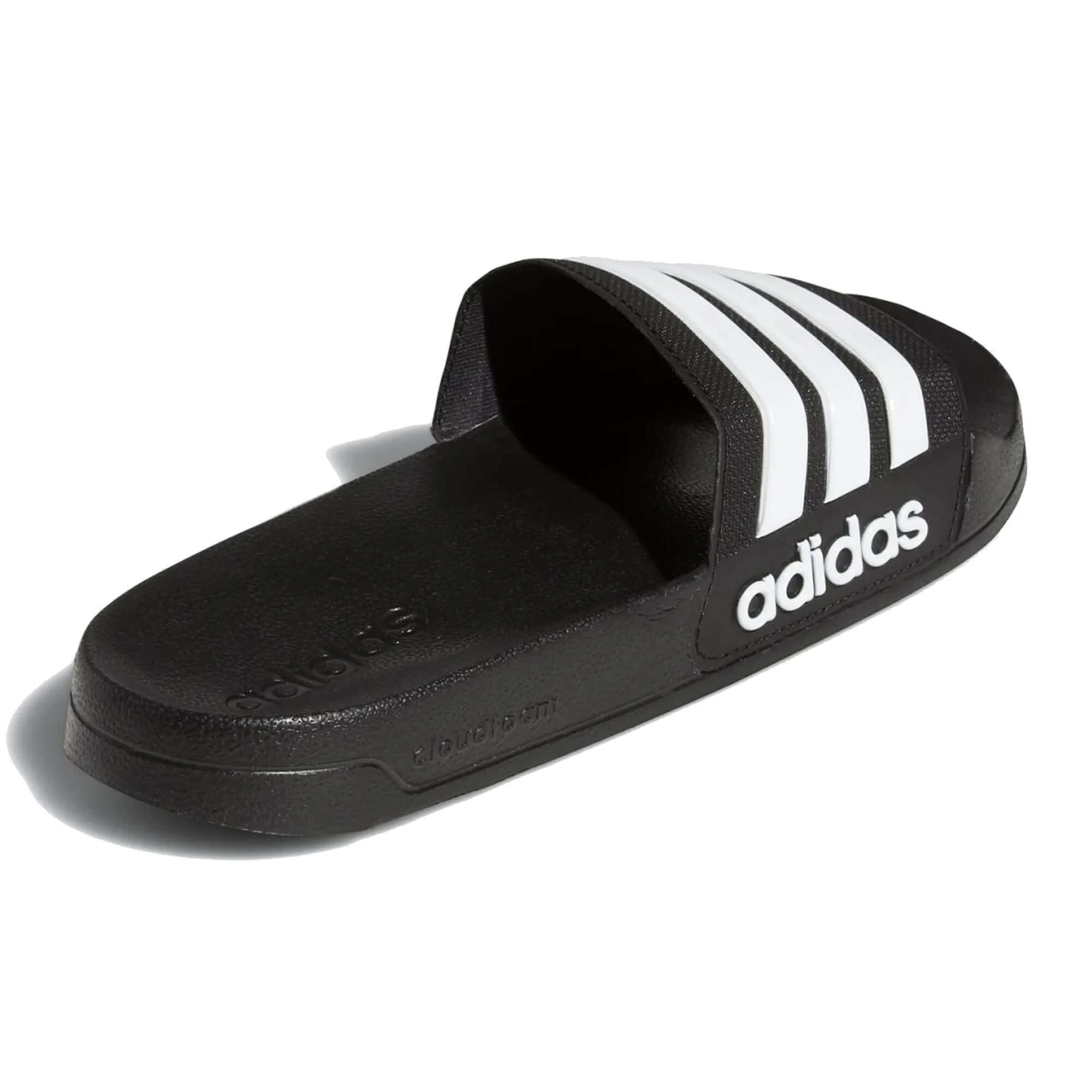 Adidas Adilette slides, black/white