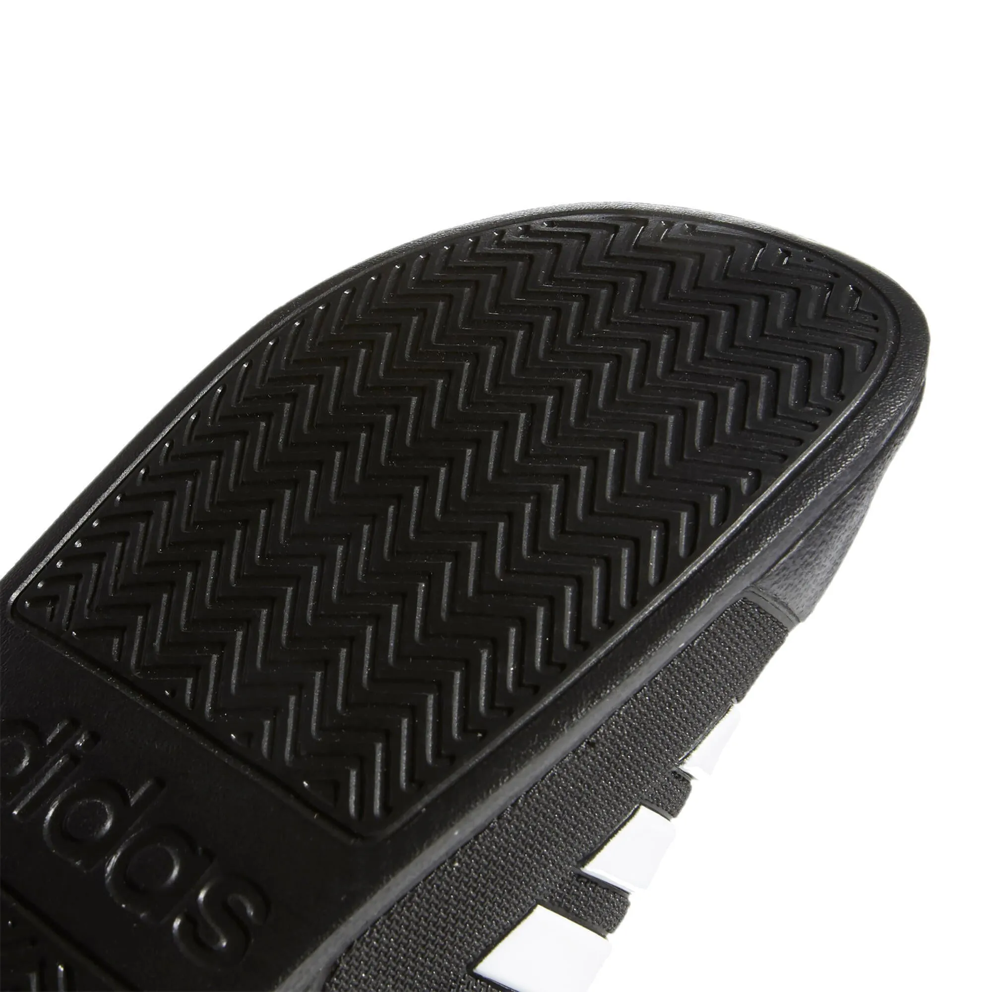 Adidas Adilette slides, black/white