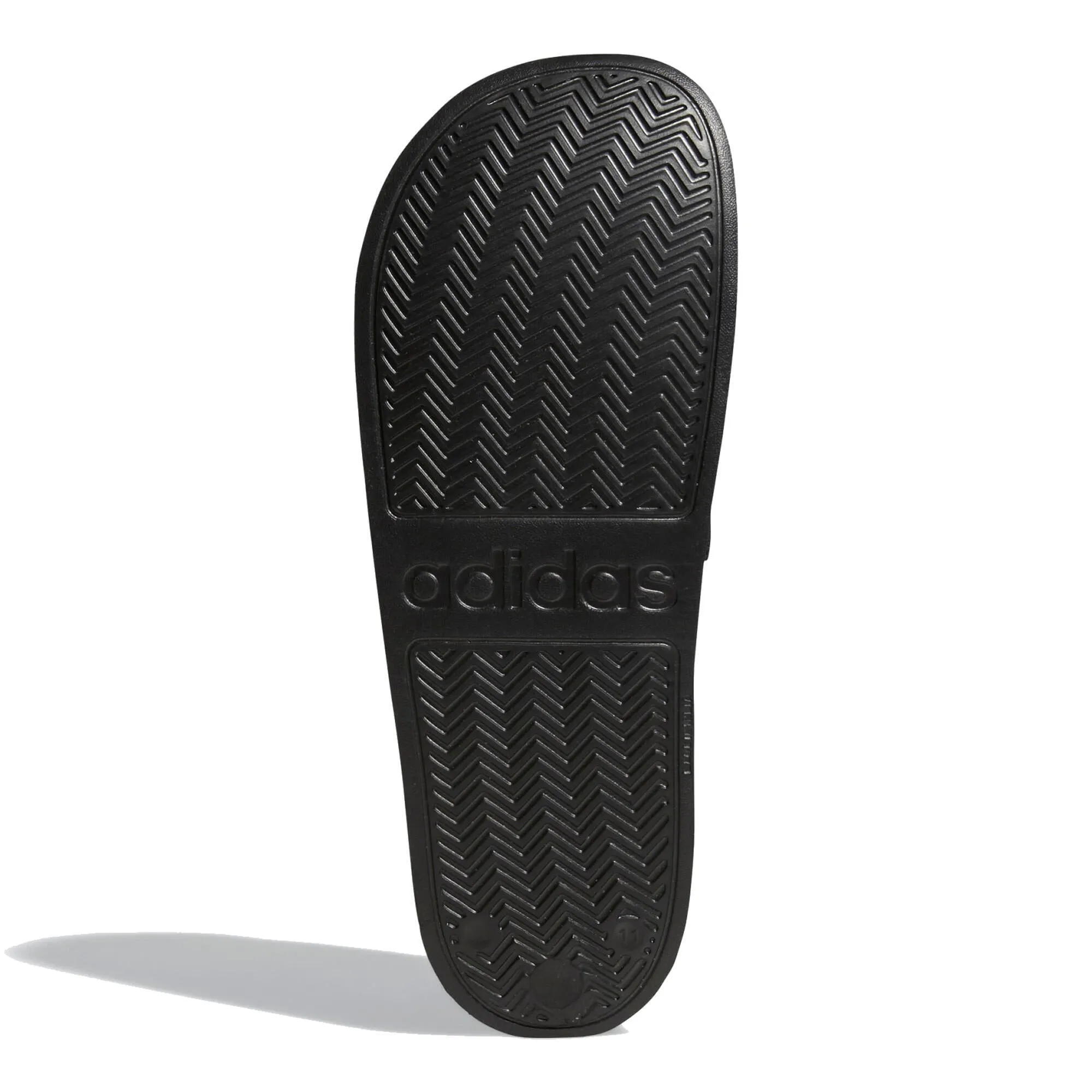 Adidas Adilette slides, black/white