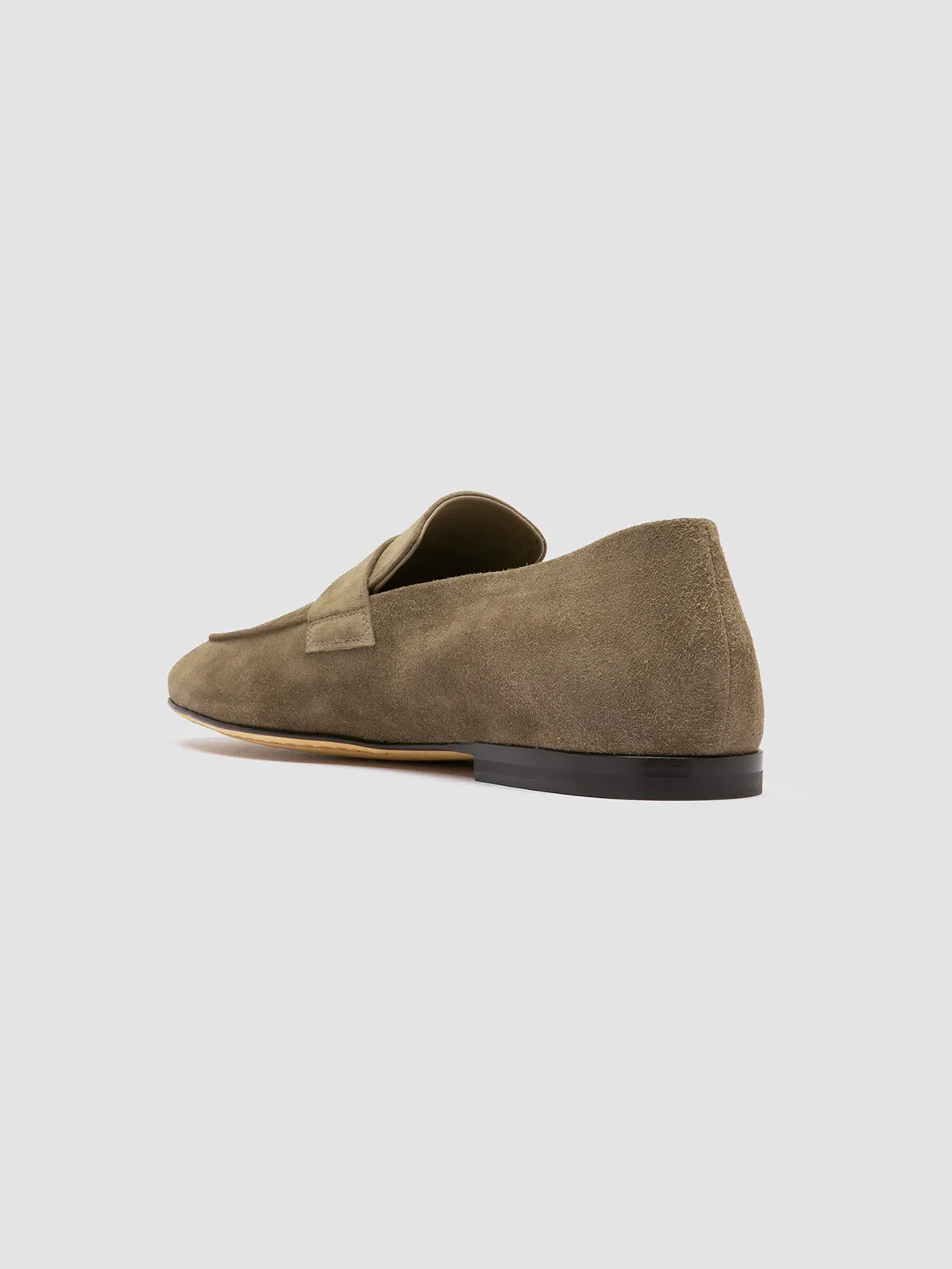 AIRTO 001 - Taupe Suede Penny Loafers