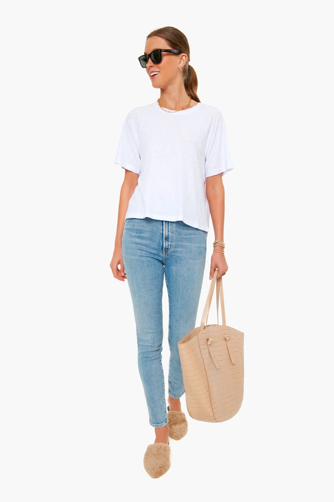 Almond Katia Winged Tote