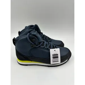 Big Kid Size 4, High Top Navy Hikers