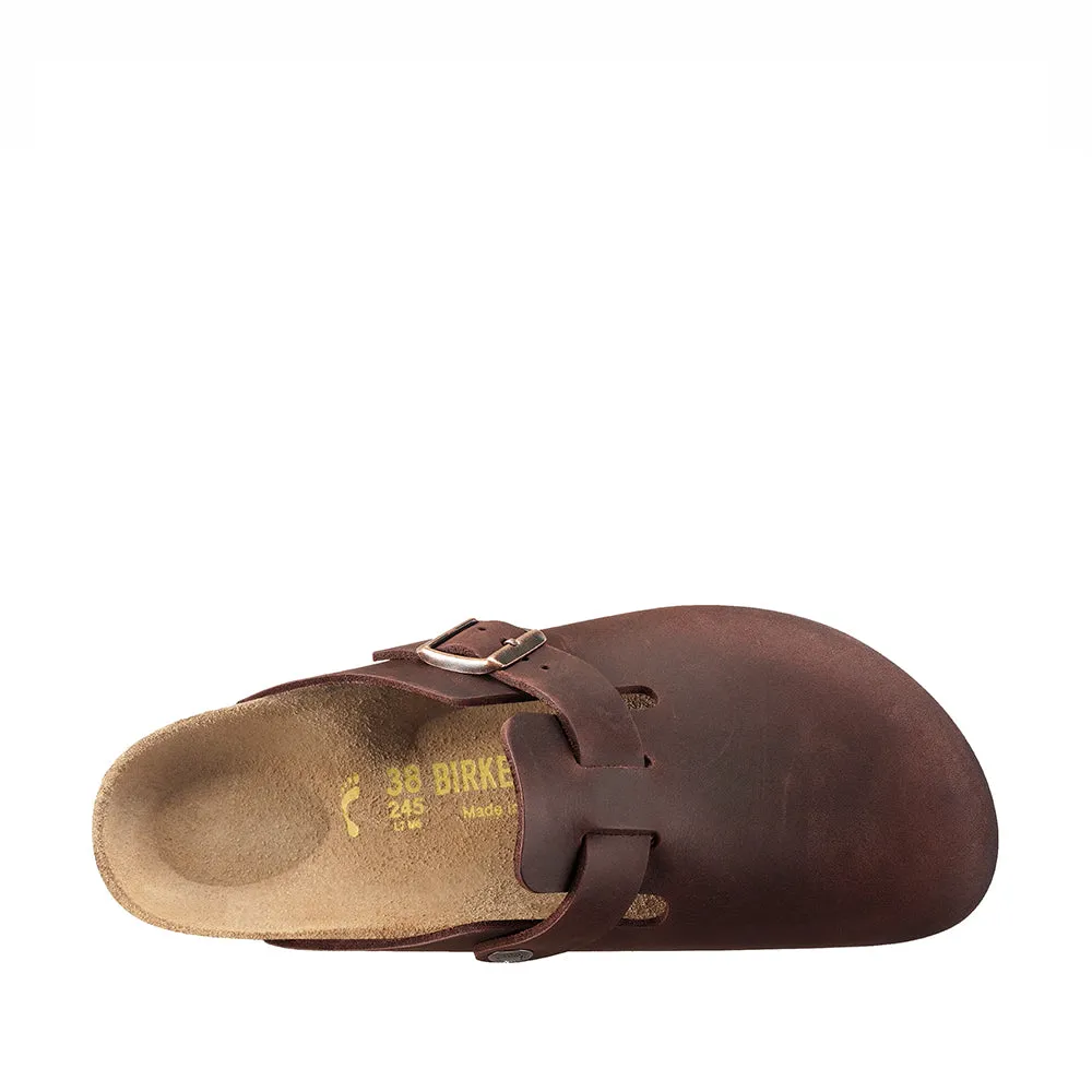 BIRKENSTOCK BOSTON OILED HABANA CLOGS