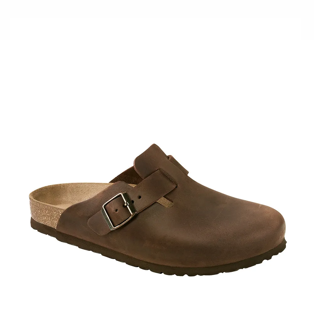 BIRKENSTOCK BOSTON OILED HABANA CLOGS