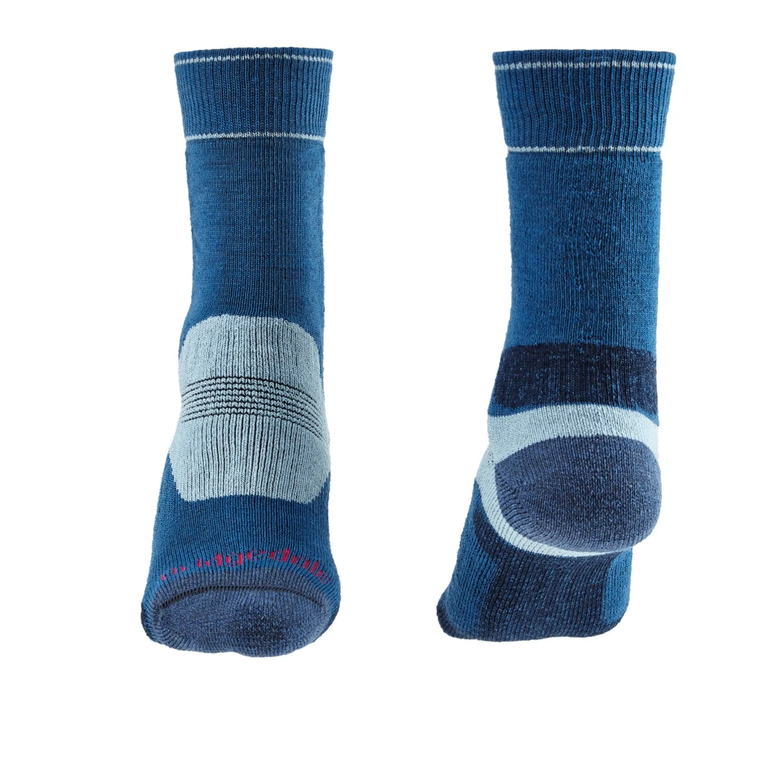 Bridgedale Women's MERINO Performance HIKE Socks (Midweight Blue)