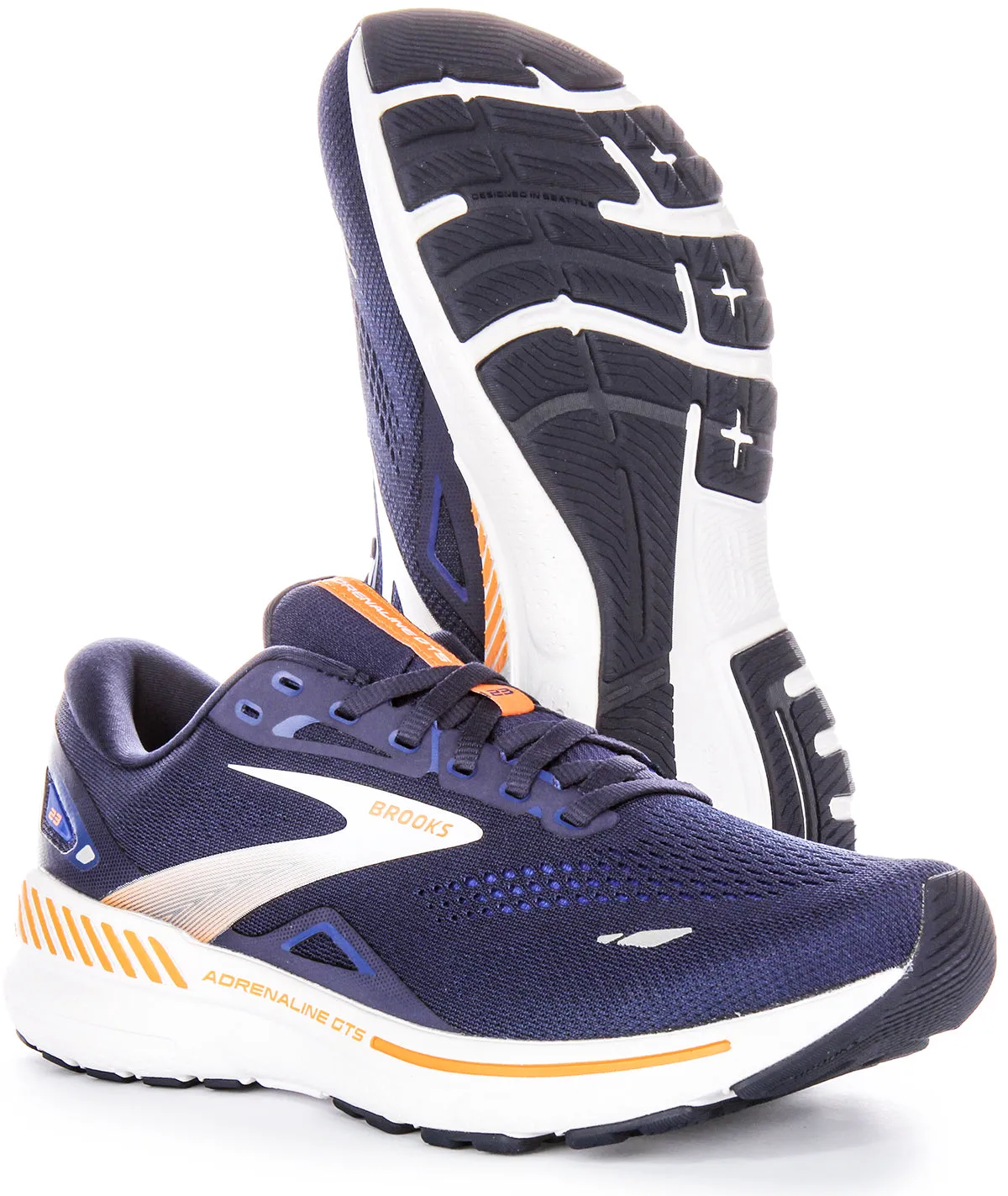 Brooks Adrenaline GTS In Marineblue For Men | Medium Fit