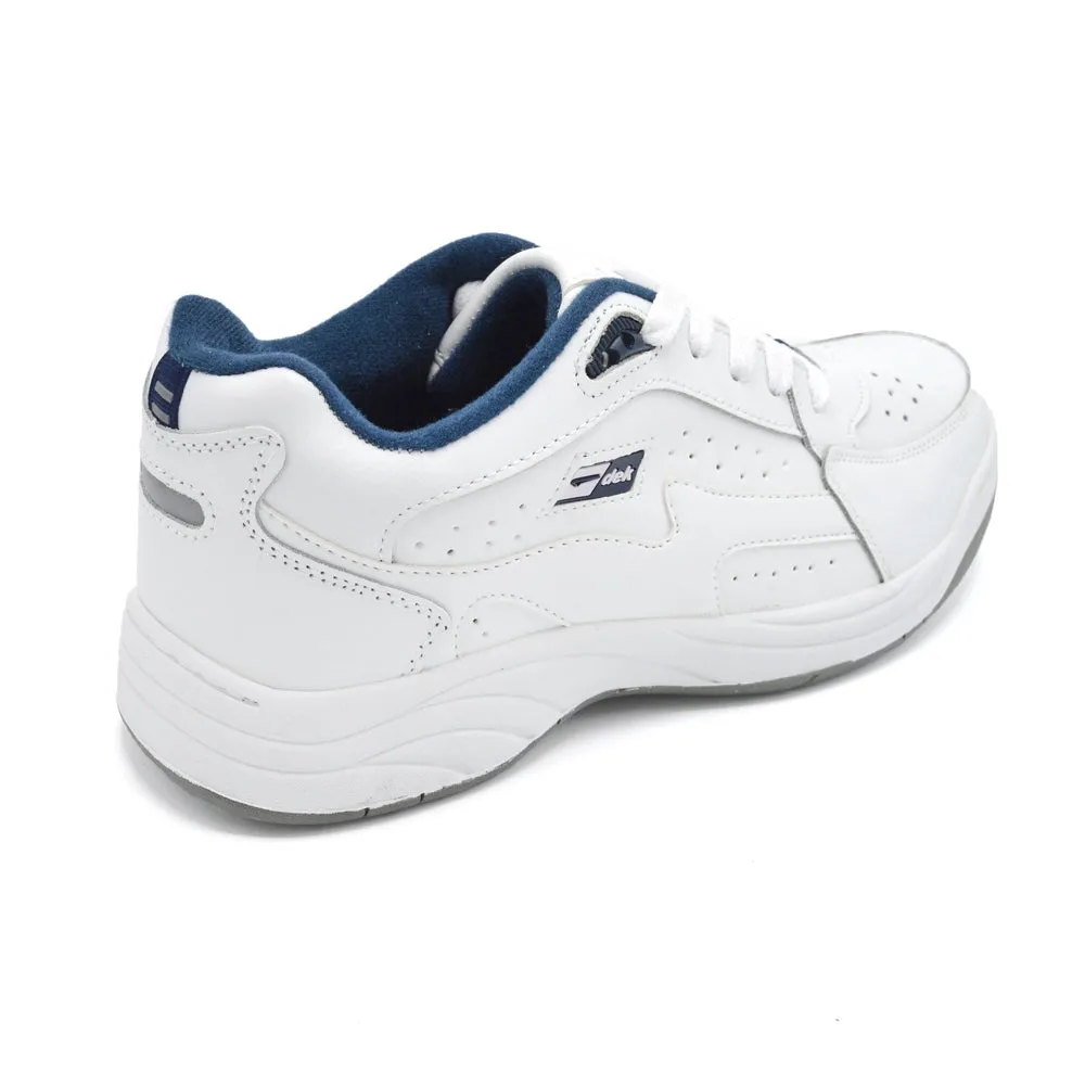 Dek T187 - Mens Wider Fit Trainer - E Fitting - White