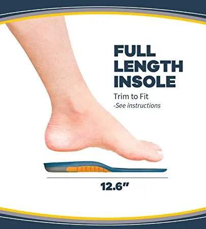 Dr. Scholl's Heavy Duty Support Pain Relief Orthotics | Designed for Men over 200lbs with Technology to Distribute Weight