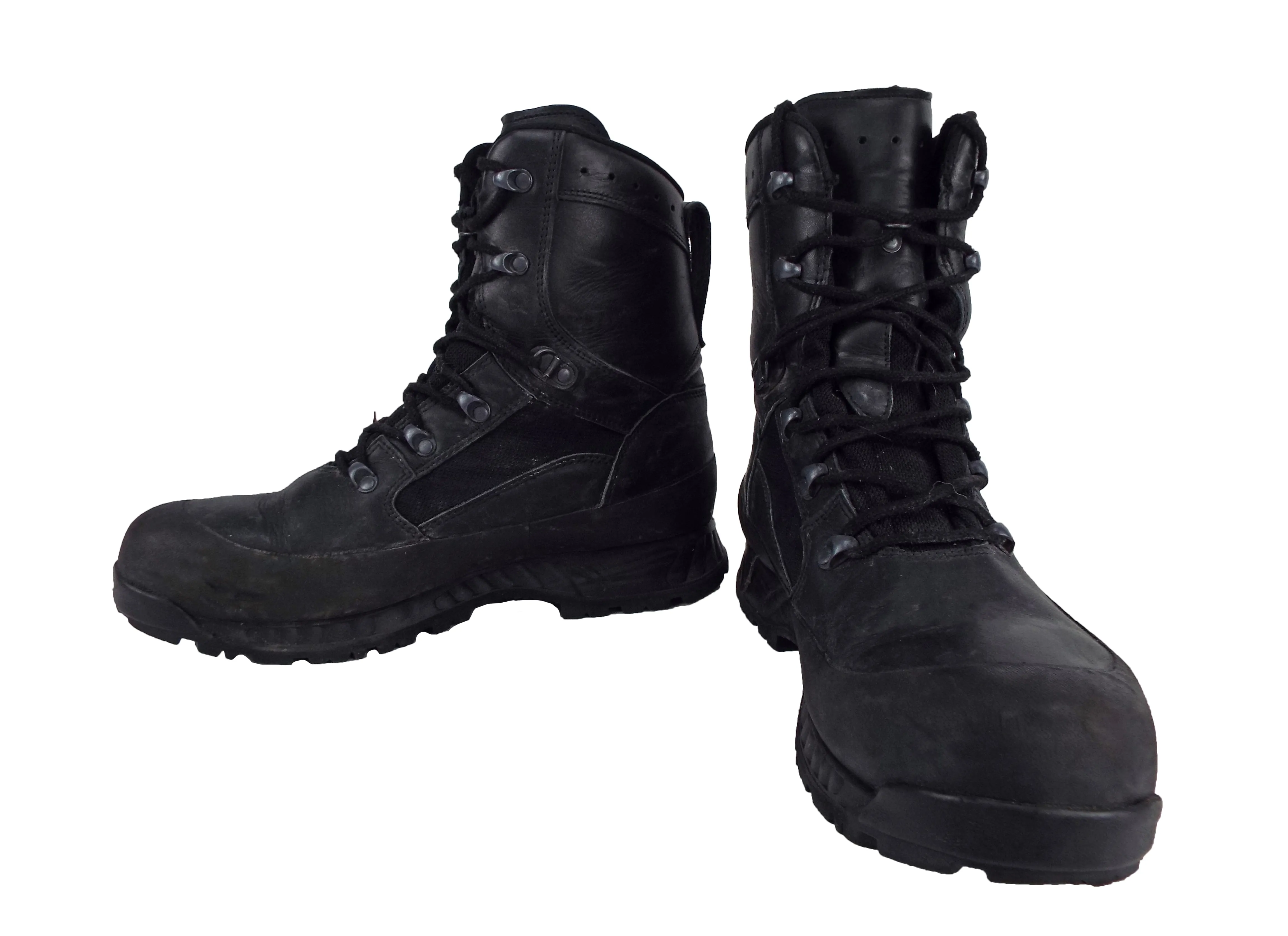 Dutch Army - Black Leather Gore-Tex Lined Combat Boots - Haix - Grade 1