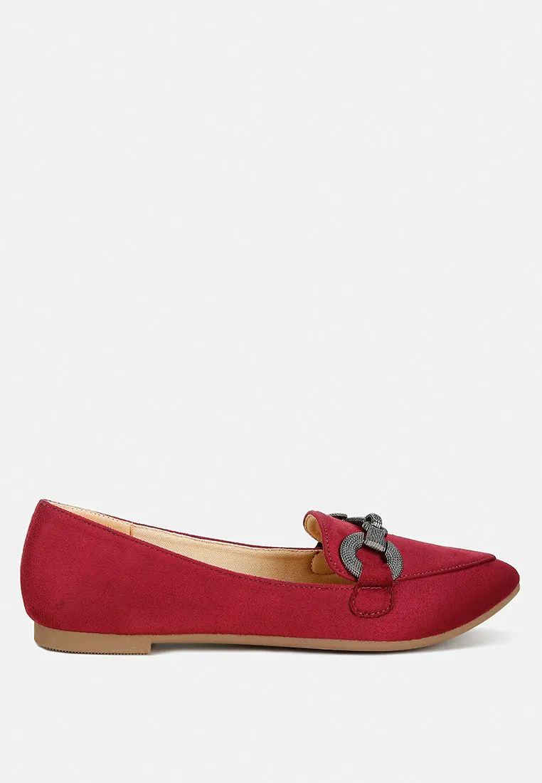 Fembot Horsebit Detail Flexible Loafers