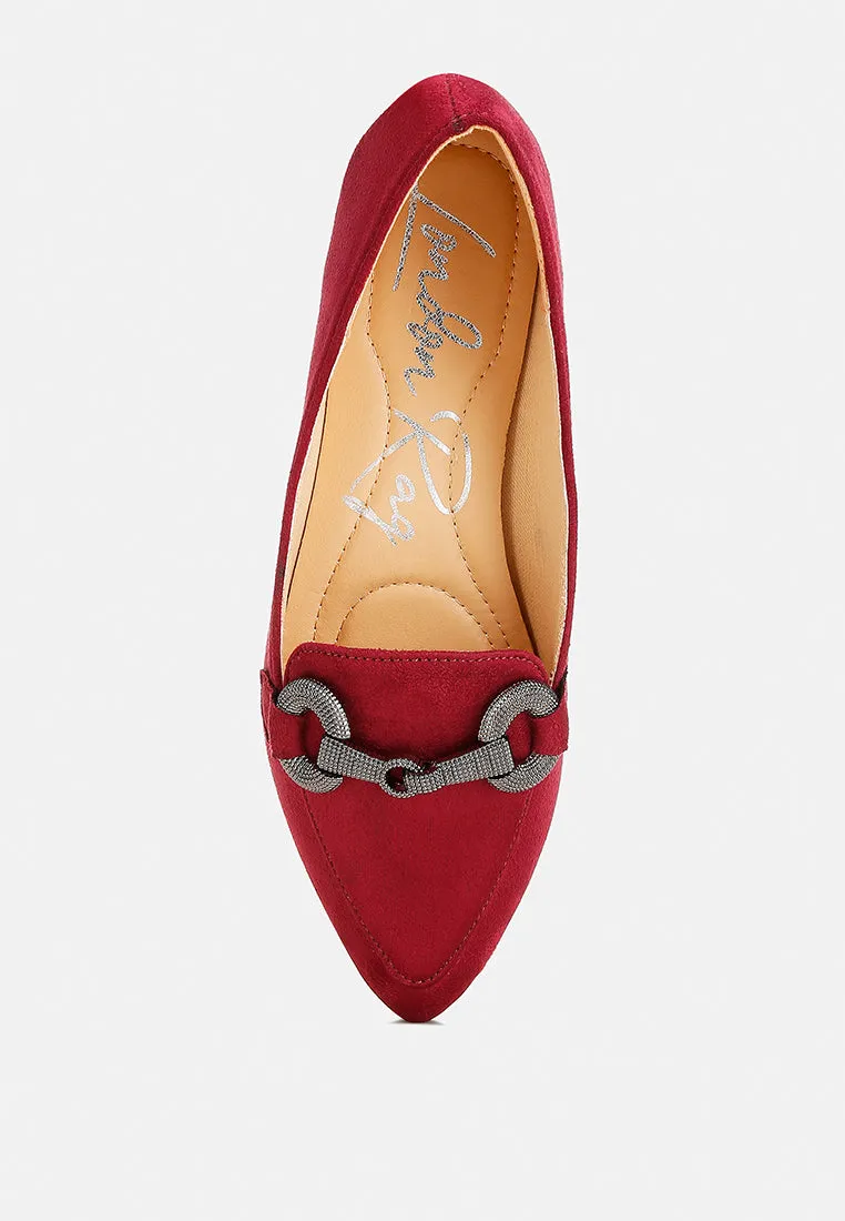 Fembot Horsebit Detail Flexible Loafers