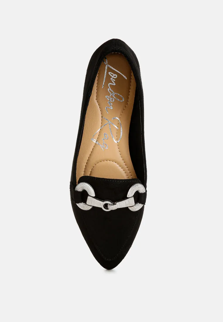 Fembot Horsebit Detail Flexible Loafers