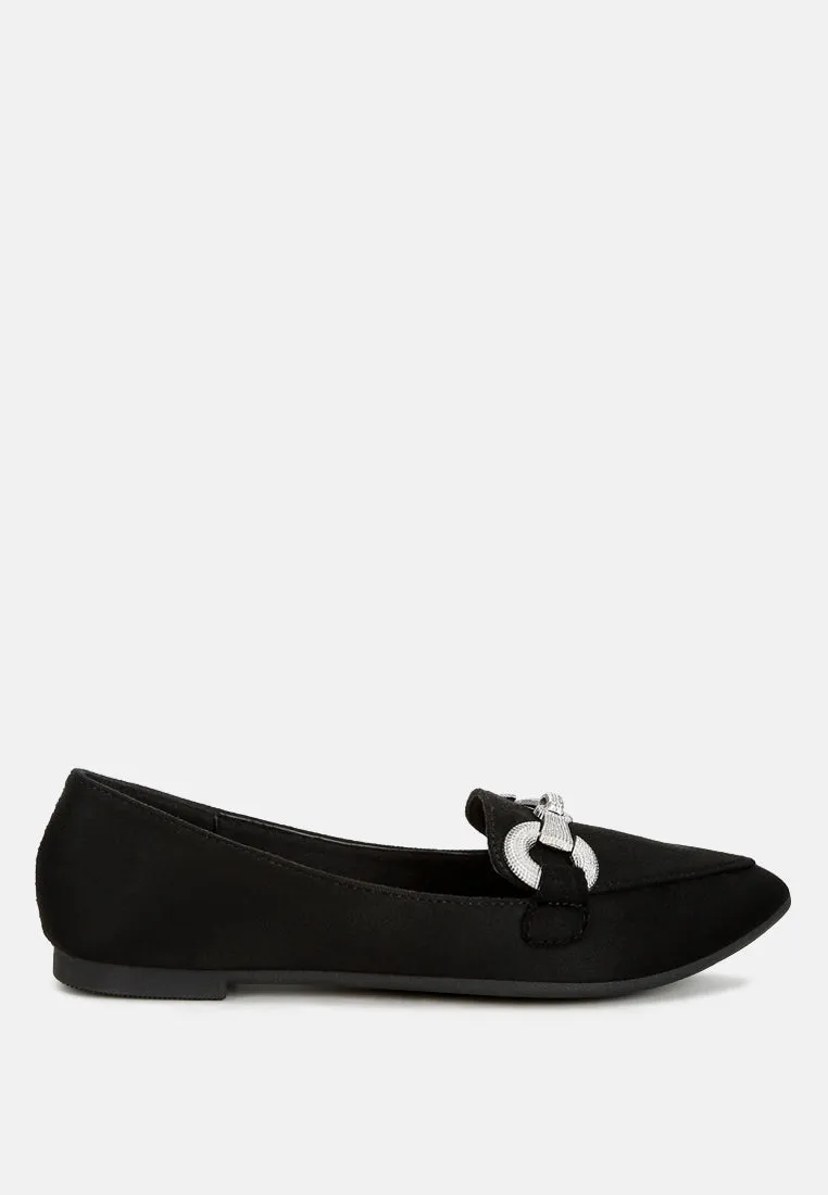 Fembot Horsebit Detail Flexible Loafers