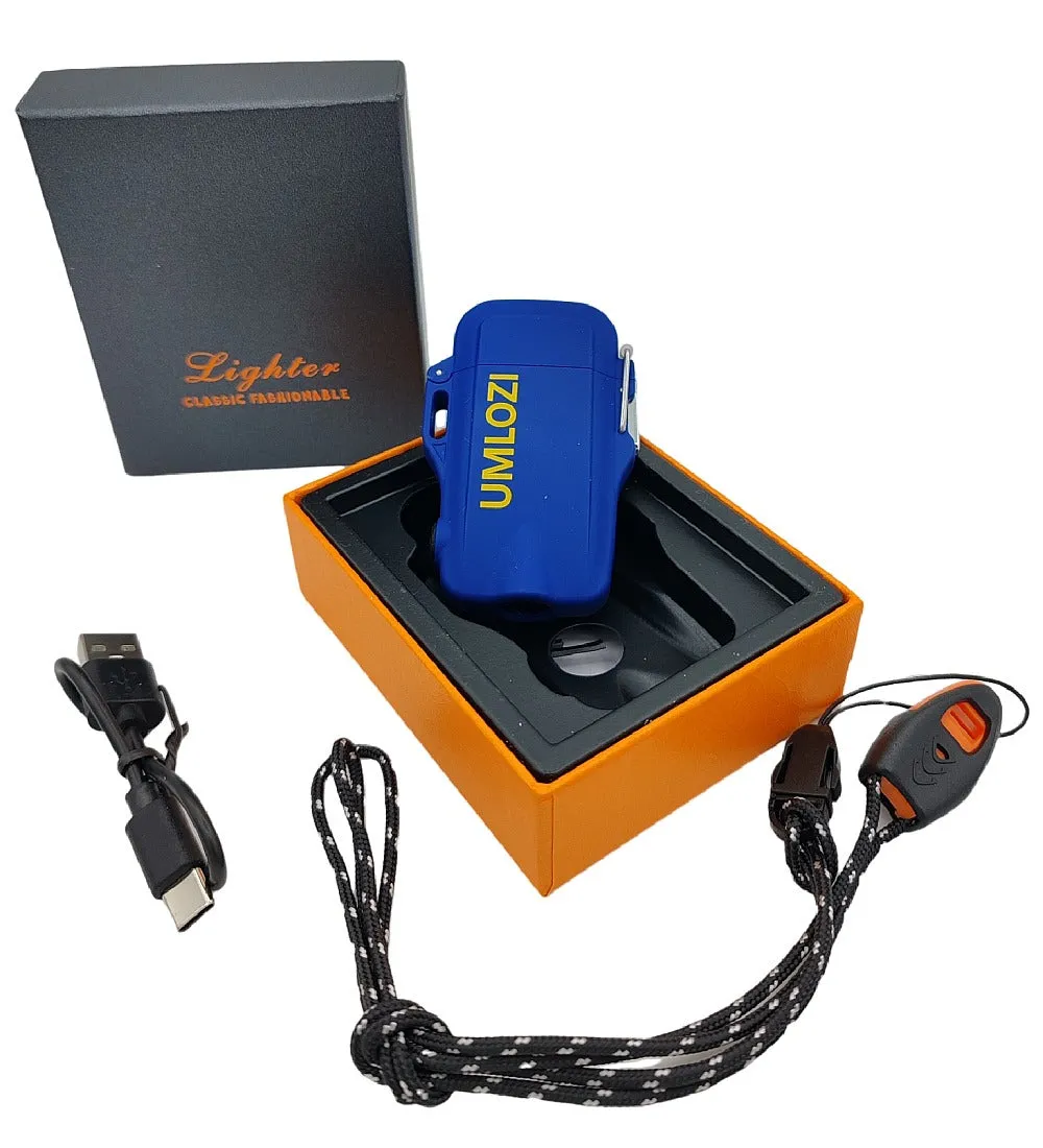 Flameless Electronic Rechargeable, Water & Windproof Lighter With LED Torch