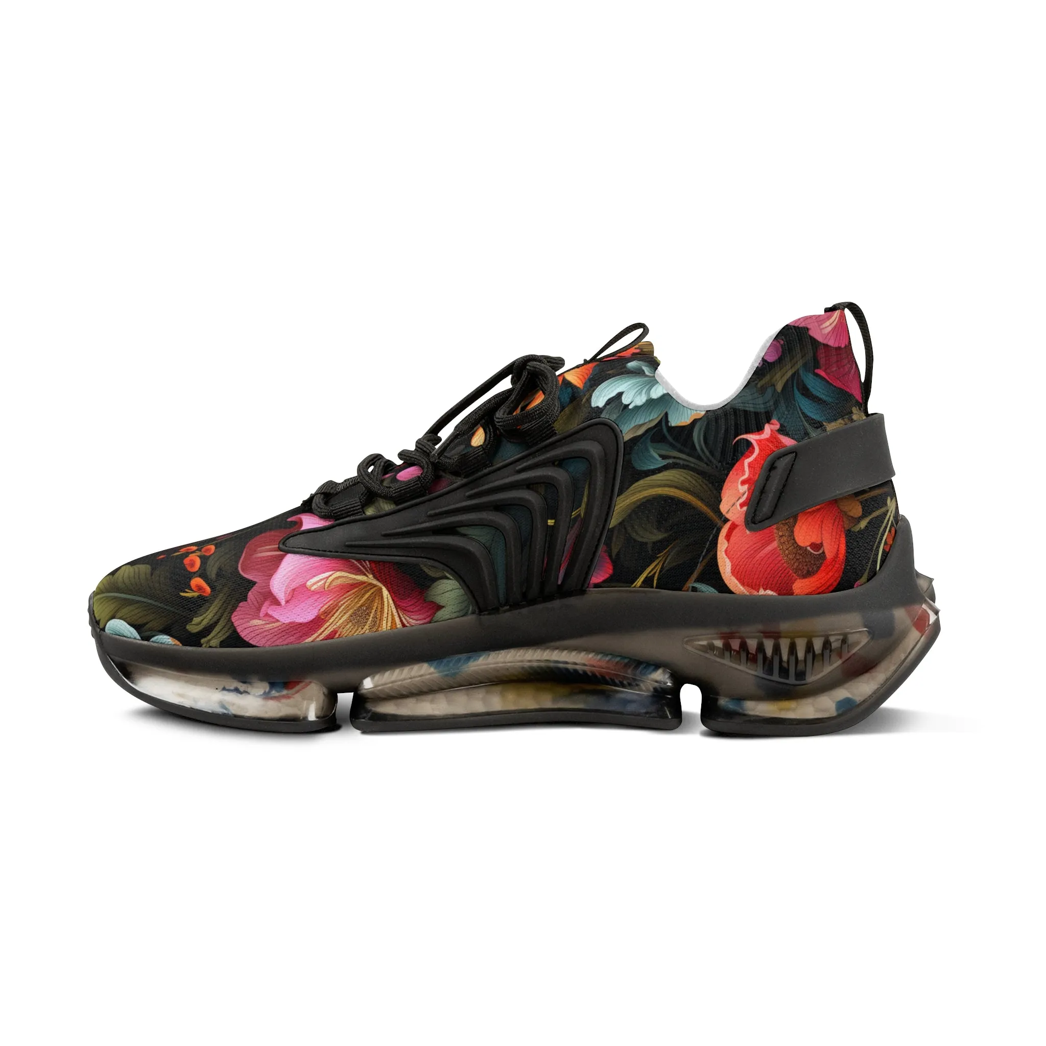 Floral Men's Mesh Sneakers