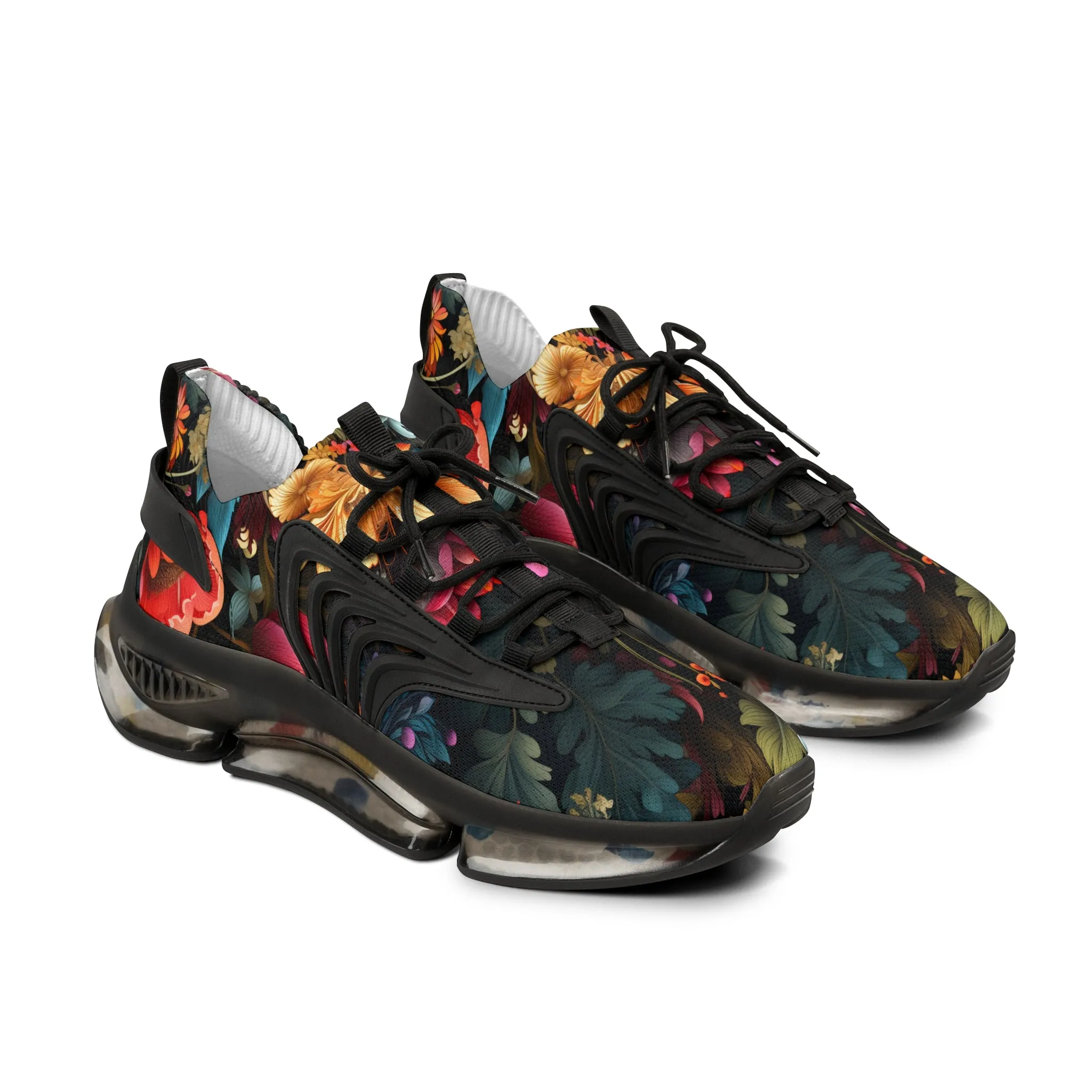 Floral Men's Mesh Sneakers