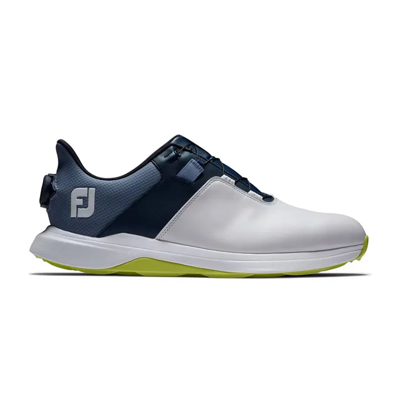 FOOTJOY Pro Lite BOA Men's Spikeless Shoes (White/Navy)