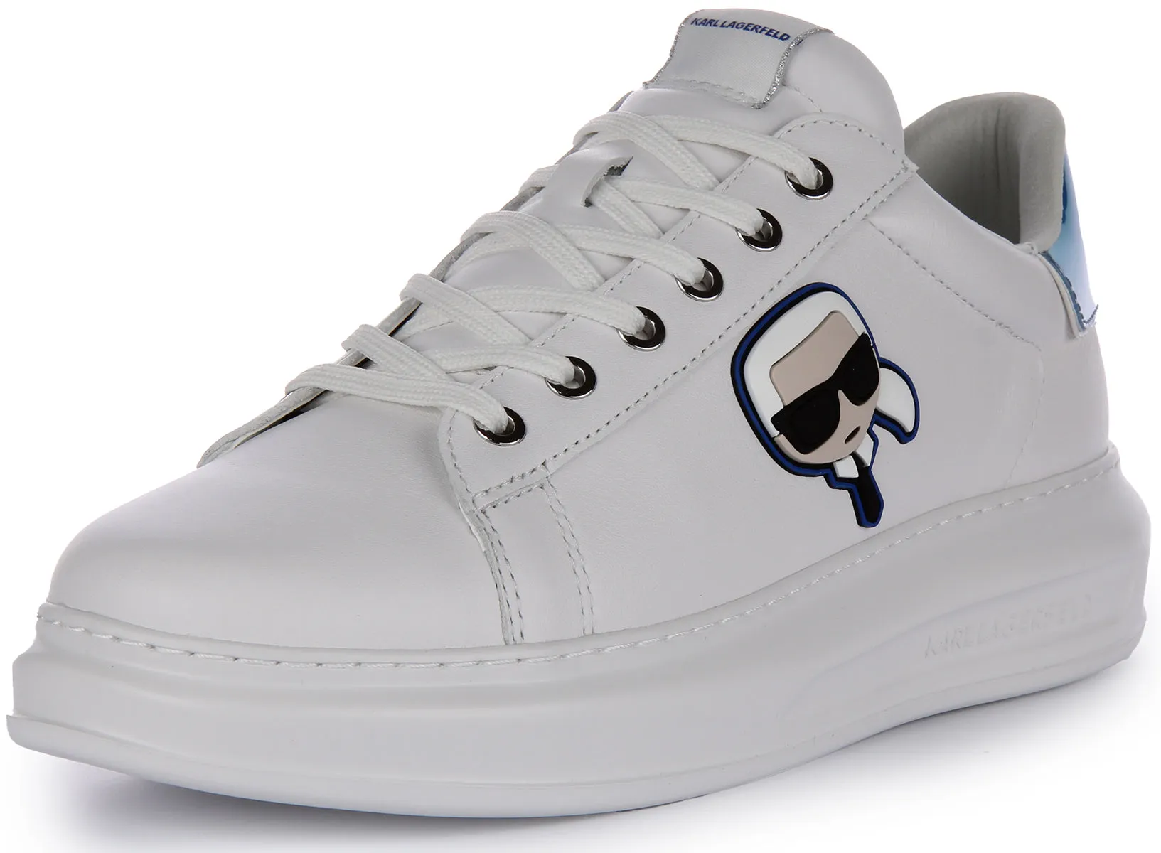 Karl Lagerfeld Kapri Iconic KC In White Blue For Men