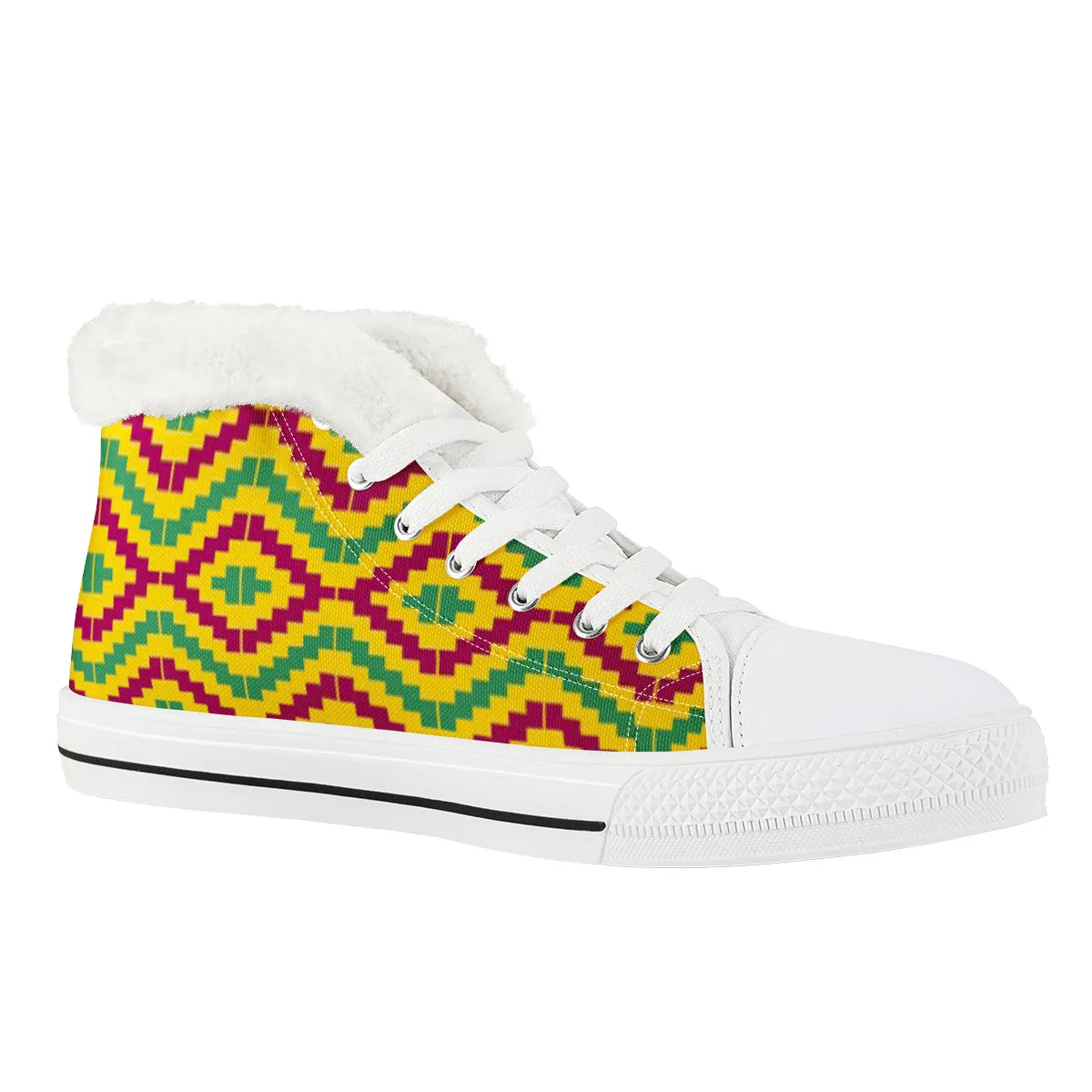 KENTE FARI Winter Canvas Shoes