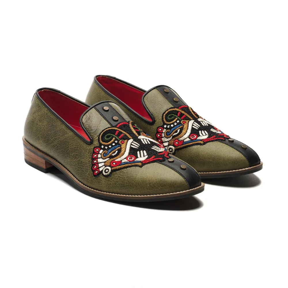 Leon Loafers Men – Olive