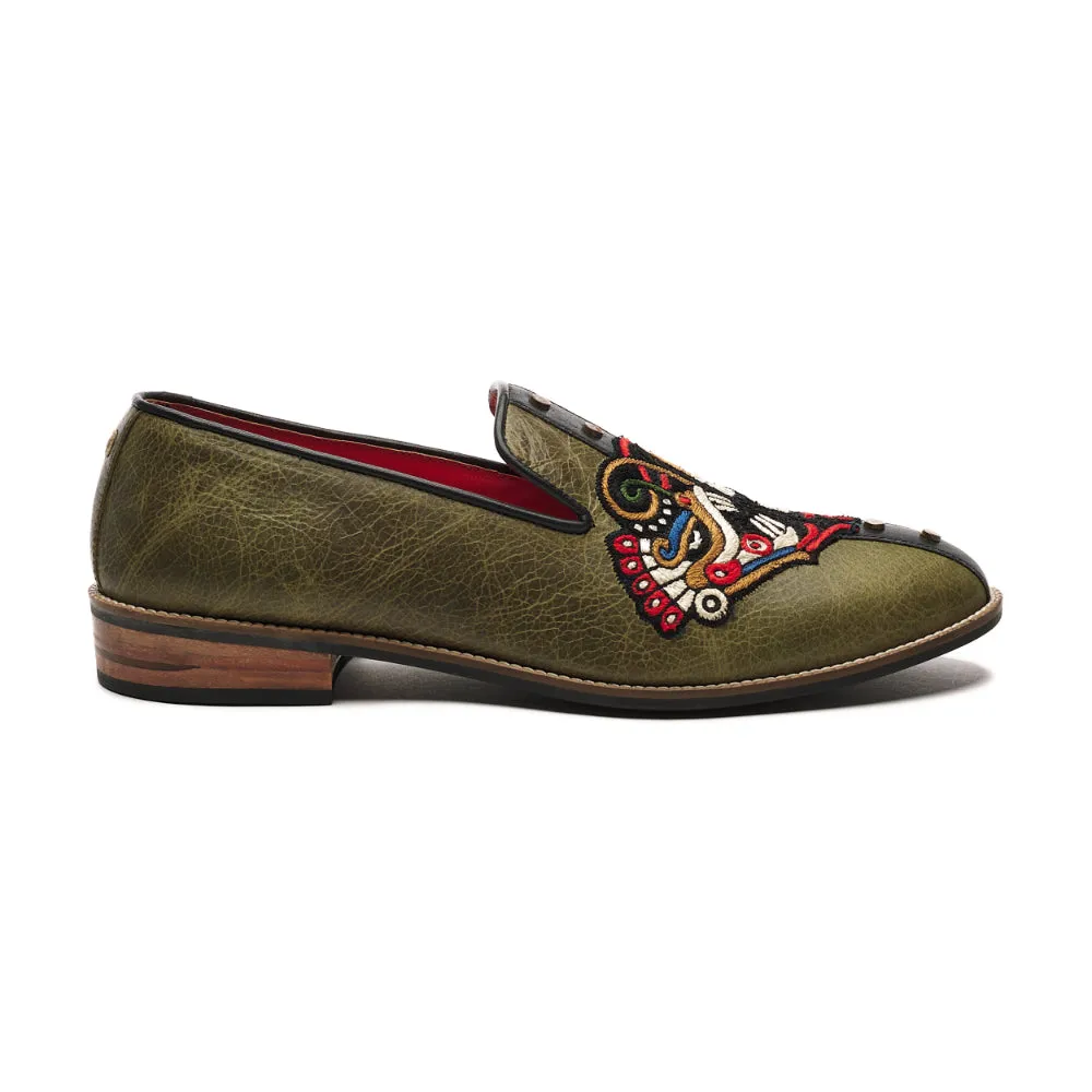 Leon Loafers Men – Olive