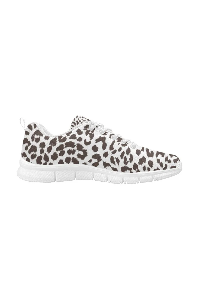 Leopard Brown Women's Breathable Running Shoes