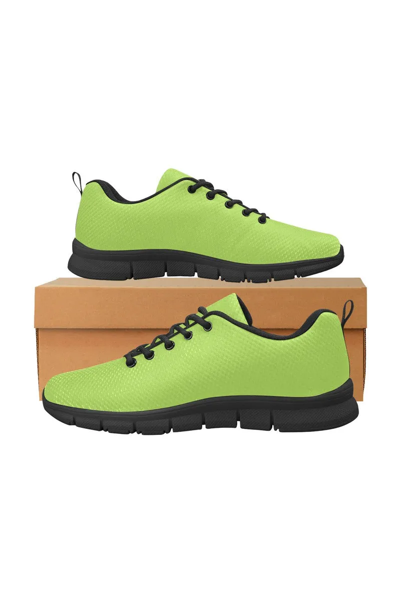 Lime Green Women's Breathable Running Shoes