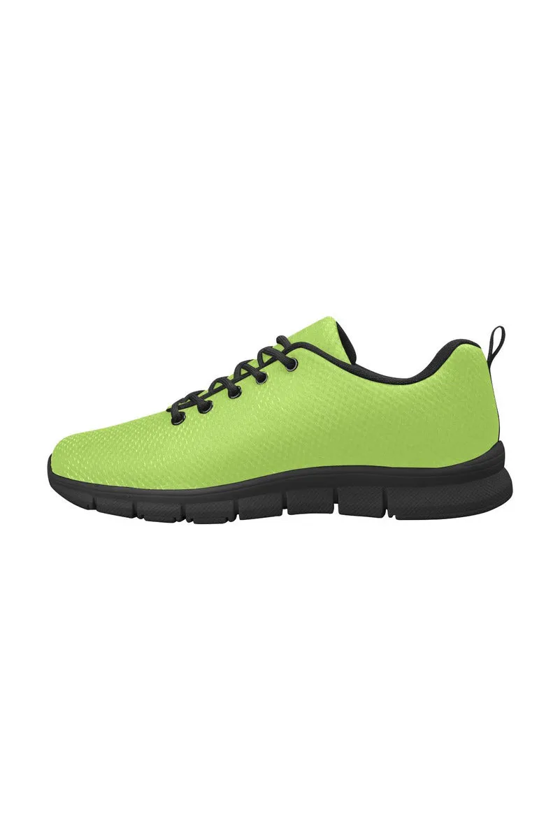 Lime Green Women's Breathable Running Shoes