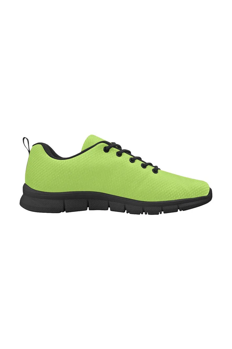 Lime Green Women's Breathable Running Shoes