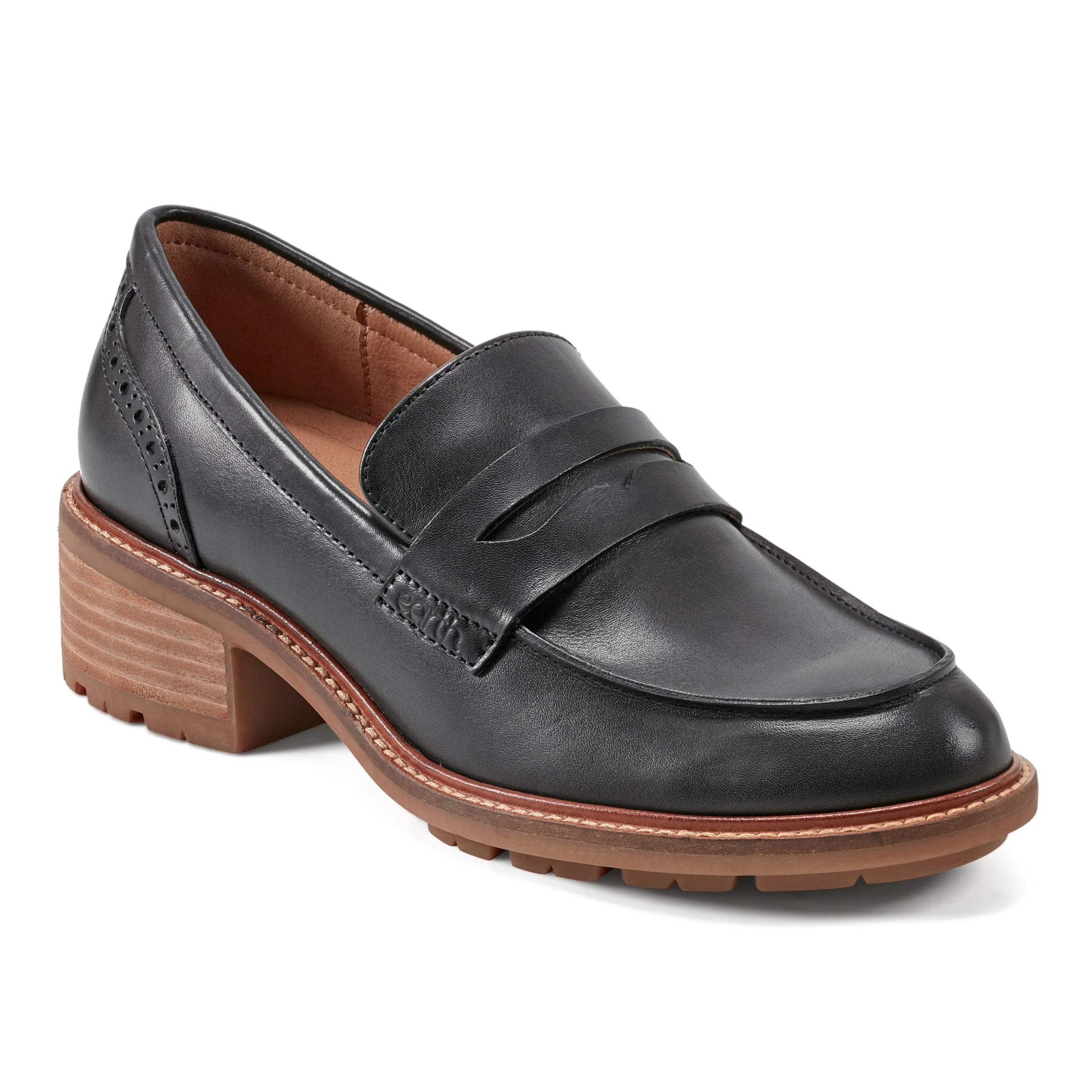 Lindy Almond Toe Casual Slip-on Penny Loafers