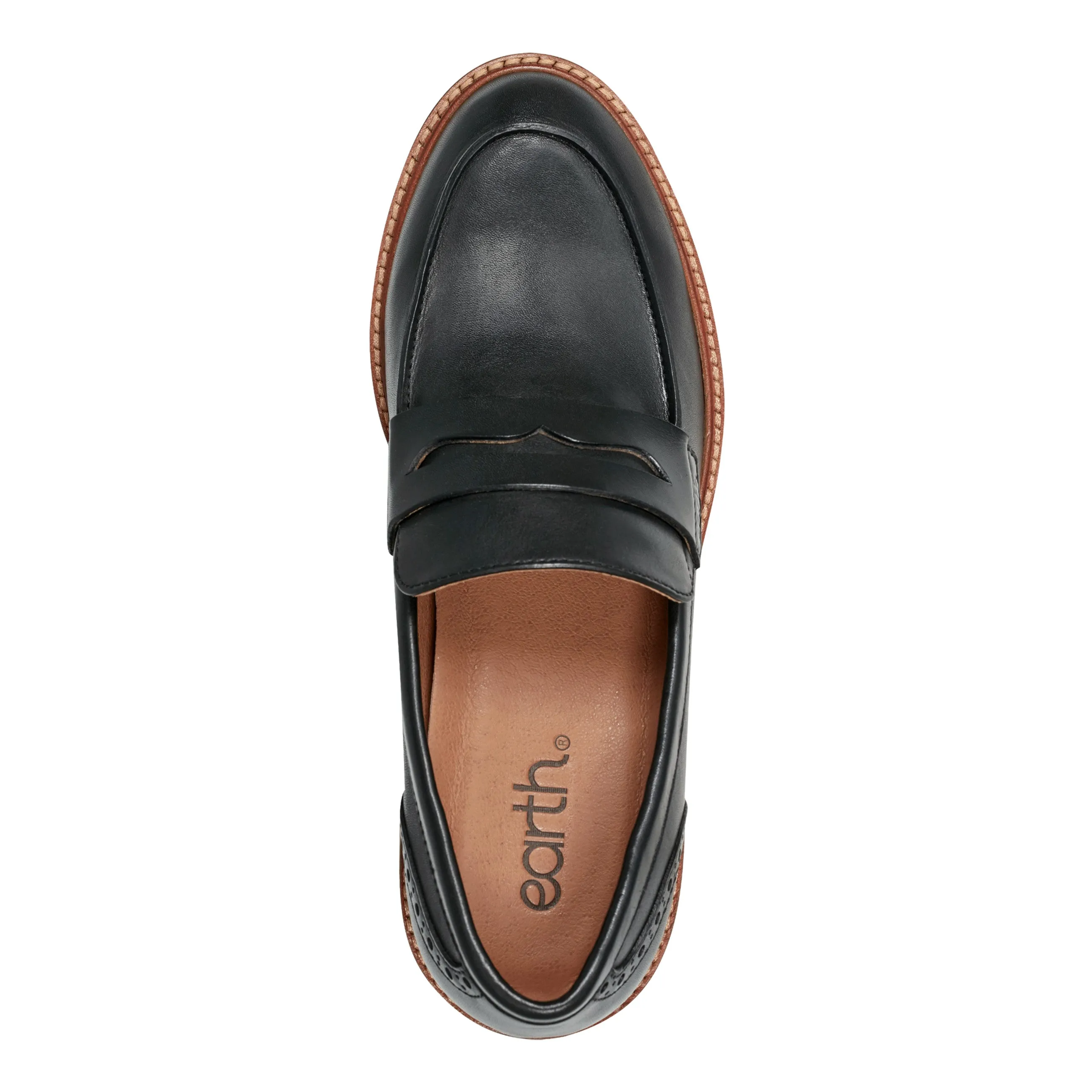 Lindy Almond Toe Casual Slip-on Penny Loafers