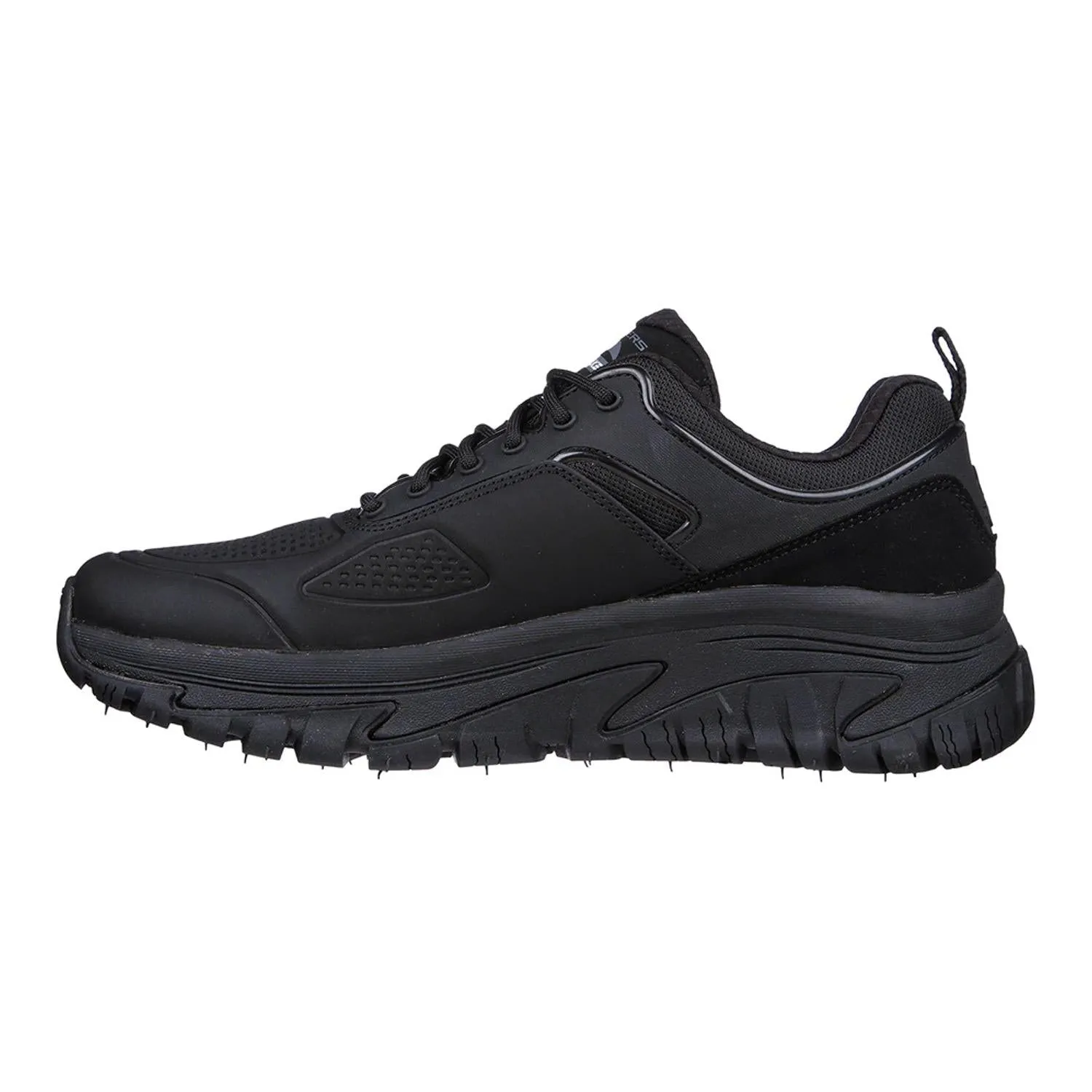 Men's Wide Fit Skechers 237333 Arch Fit Road Walker Recon Sneakers - Black/Black