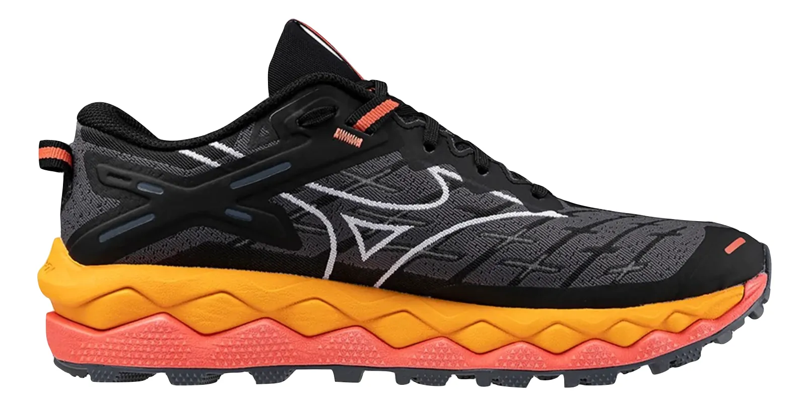 Mizuno Wave Mujin 10 (Black Hot Coral) Womens