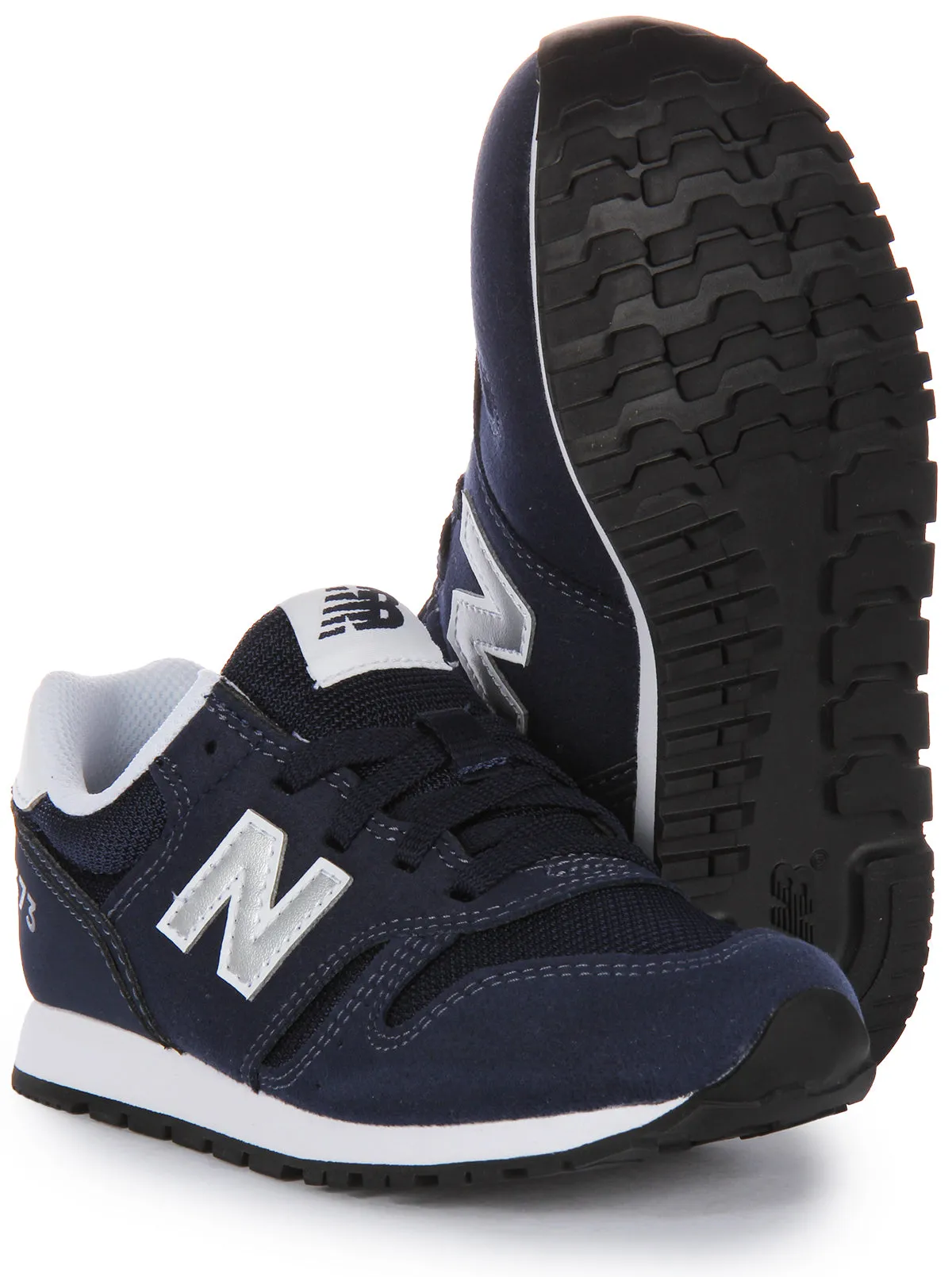 New Balance YC 373 KN2 In Navy White For Kids