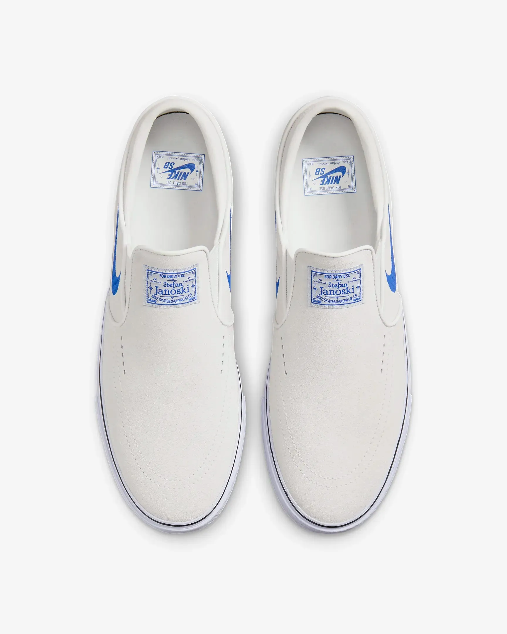 Nike SB Janoski  Slip - 101 SUMMIT WHITE/HYPER ROYAL-SUMMIT WHITE