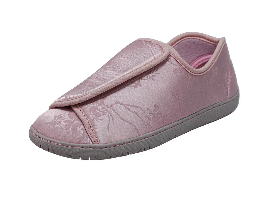 Nurse 2 Dusty Rose Satin Women's Slipper