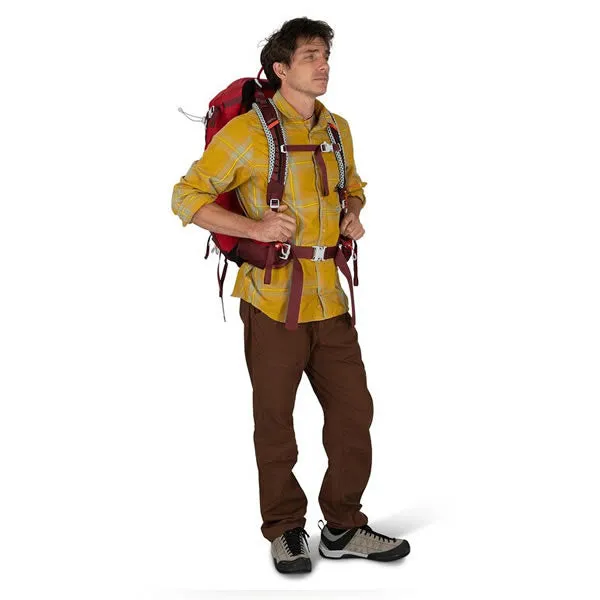 Osprey Stratos 34 Litre Men's Hiking Daypack / Overnight Backpack - Zip Panel Opening - Latest Model