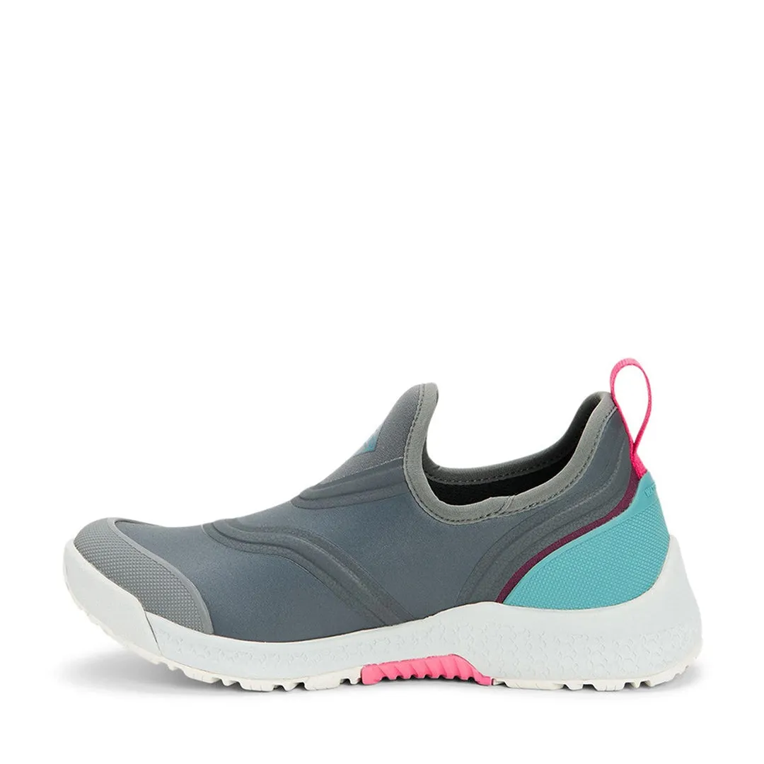 Outscape Womens Waterproof Shoes - Grey/Teal/Pink by Muckboot