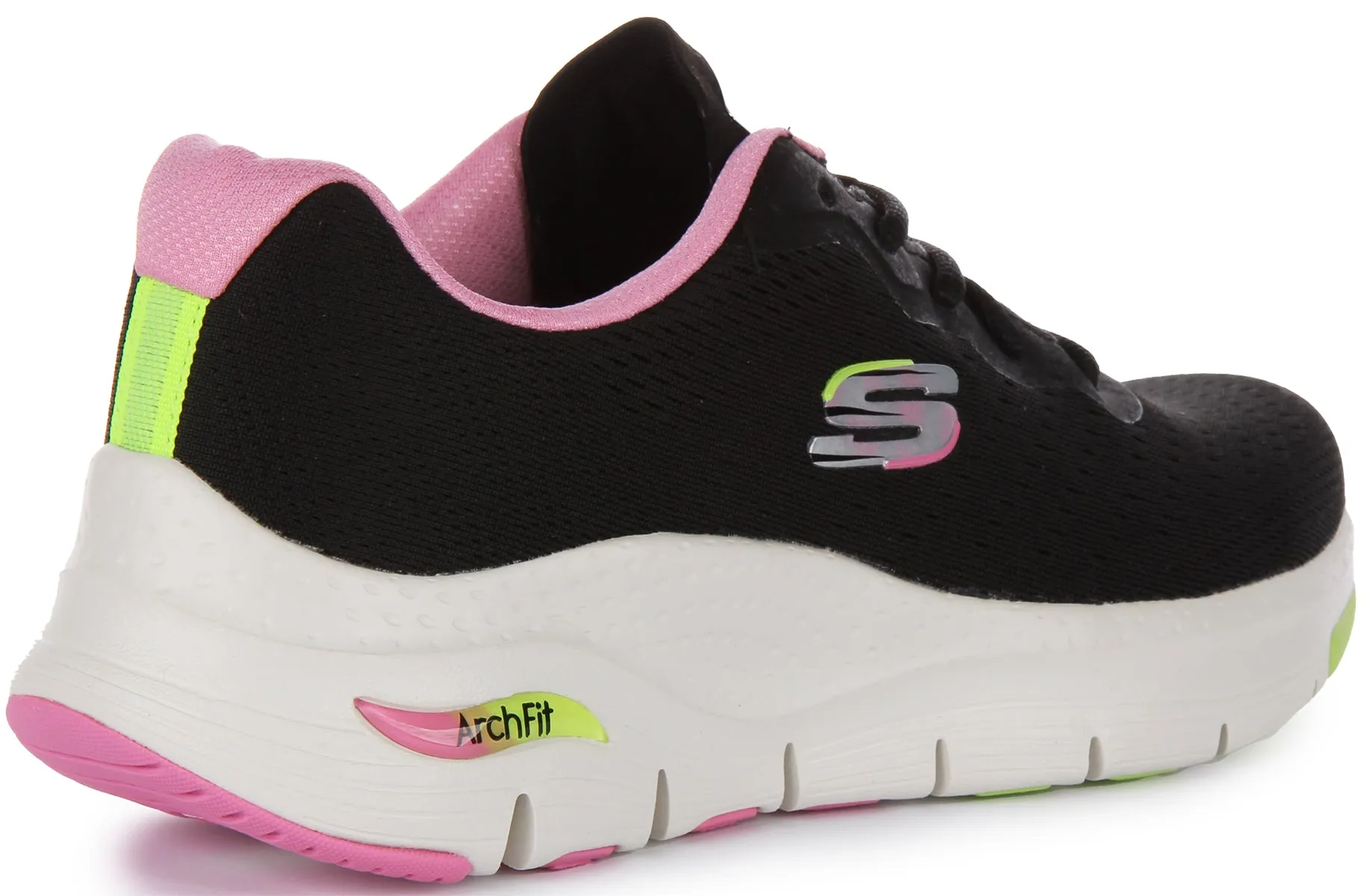 Skechers Arch Fit fit In Black Pink For Women