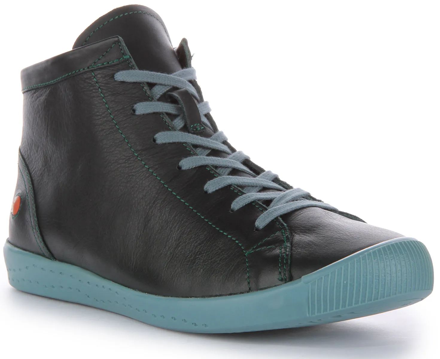 Softinos Ibbi653 Supple In Dusky Green For Women