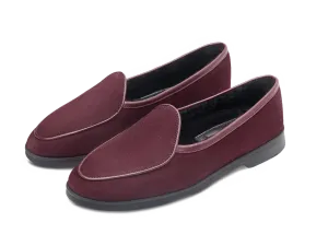 Stride Loafers in Sultan Glove Suede with Shearling Lining