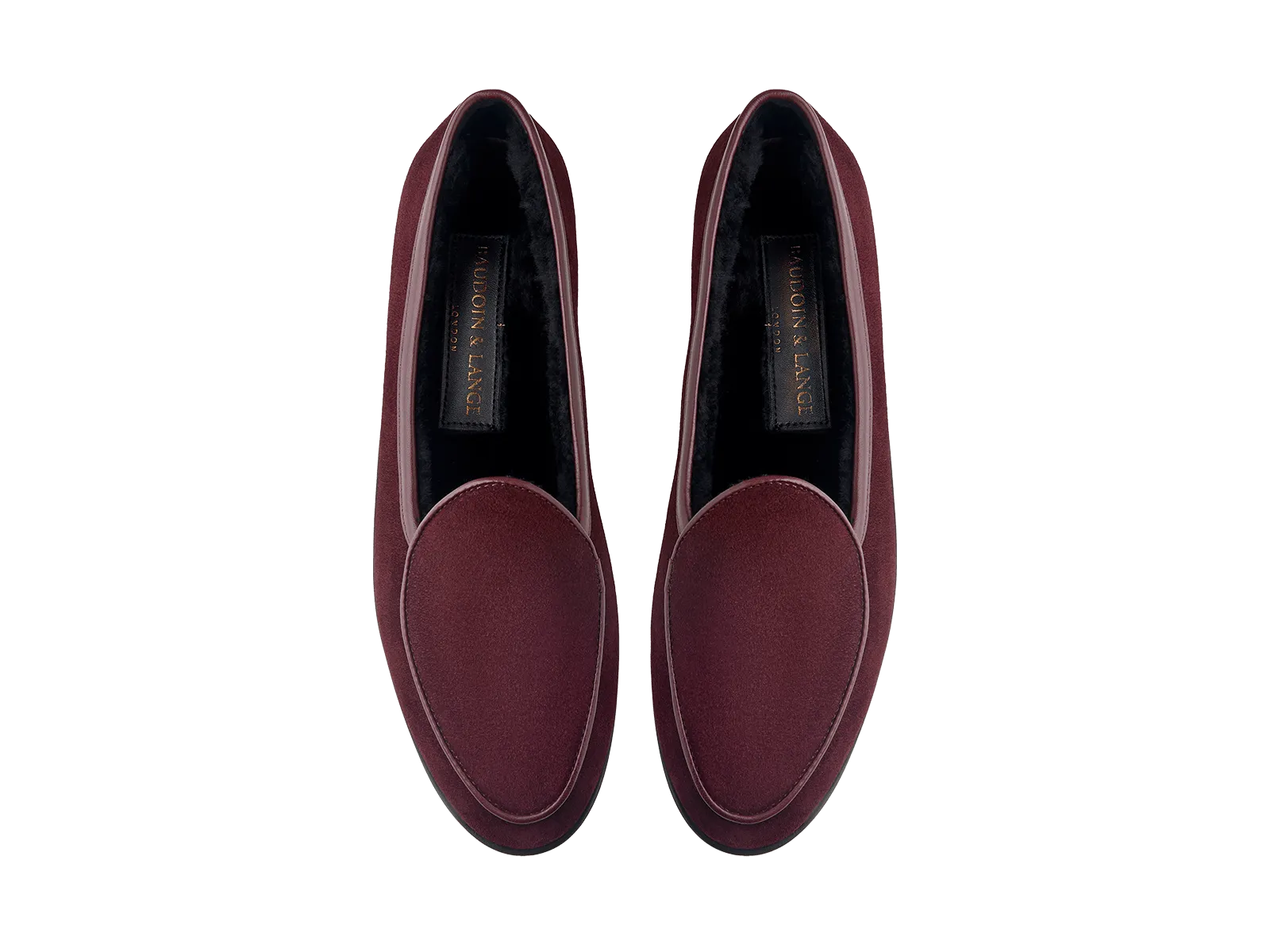 Stride Loafers in Sultan Glove Suede with Shearling Lining