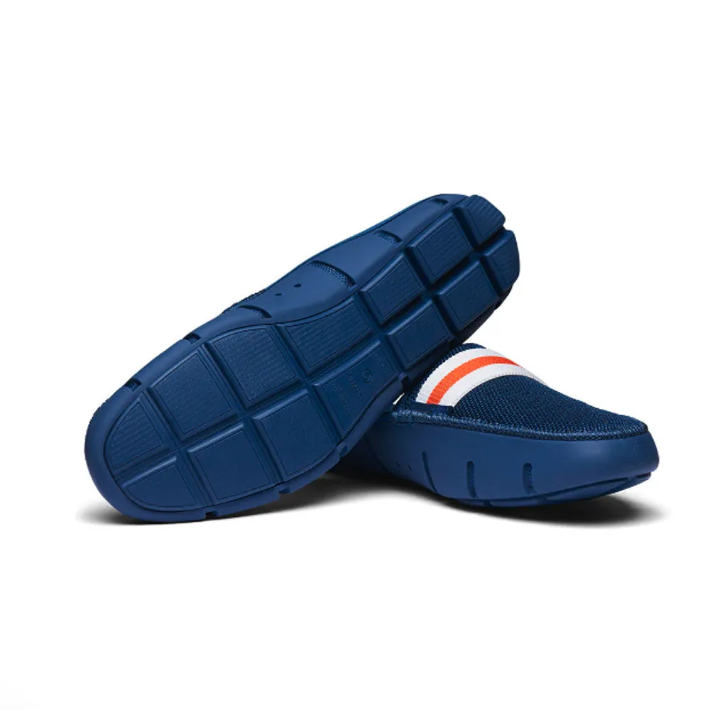 SWIMS Slide Loafer Boat Shoes - Navy*