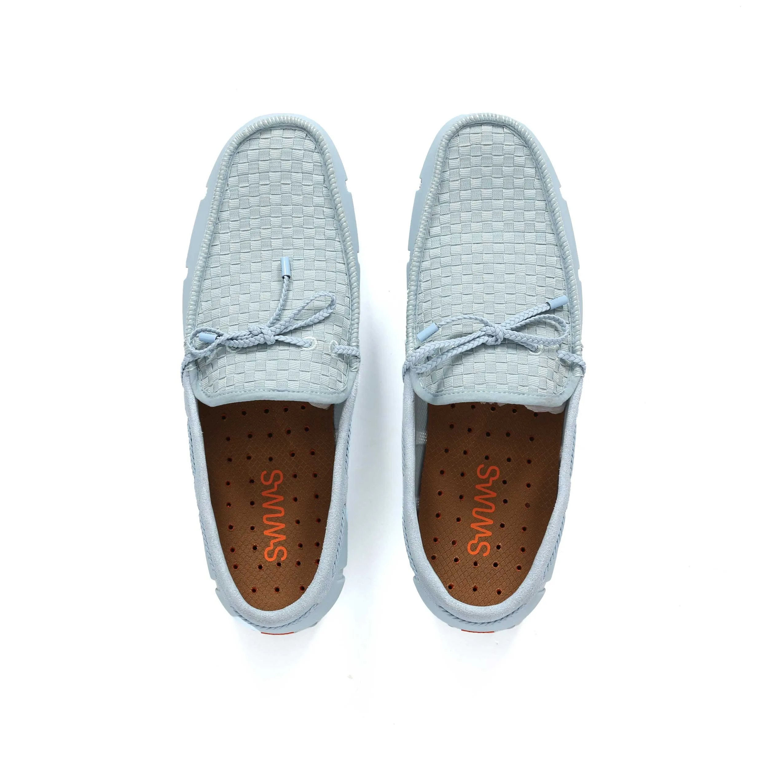 Swims Woven Driver Shoe in Ice Blue