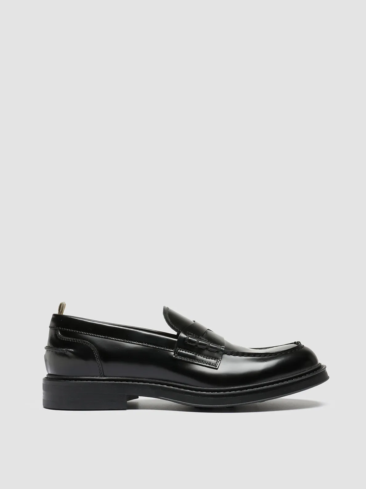 UNIFORM 001 - Black Leather Loafers