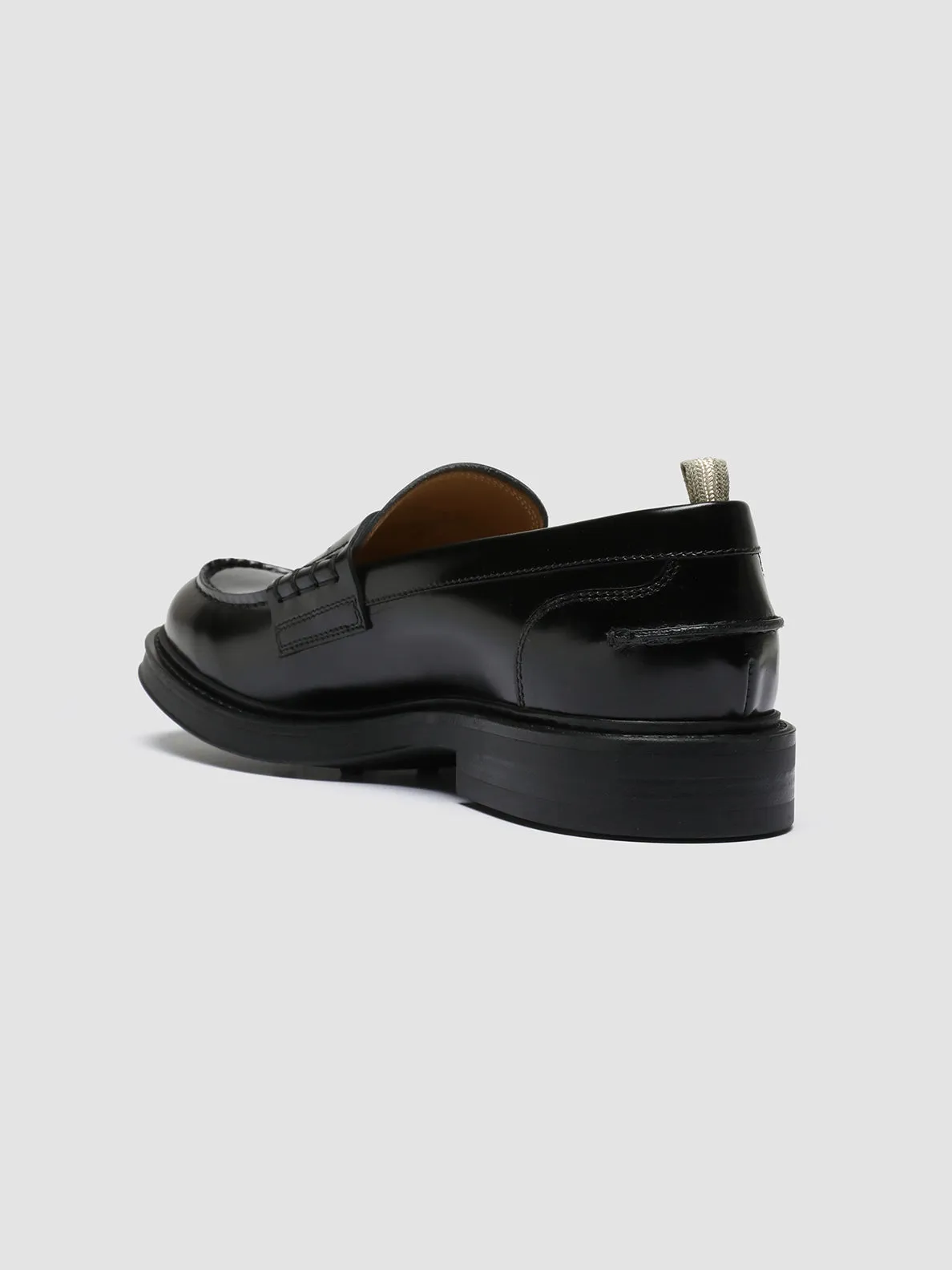 UNIFORM 001 - Black Leather Loafers