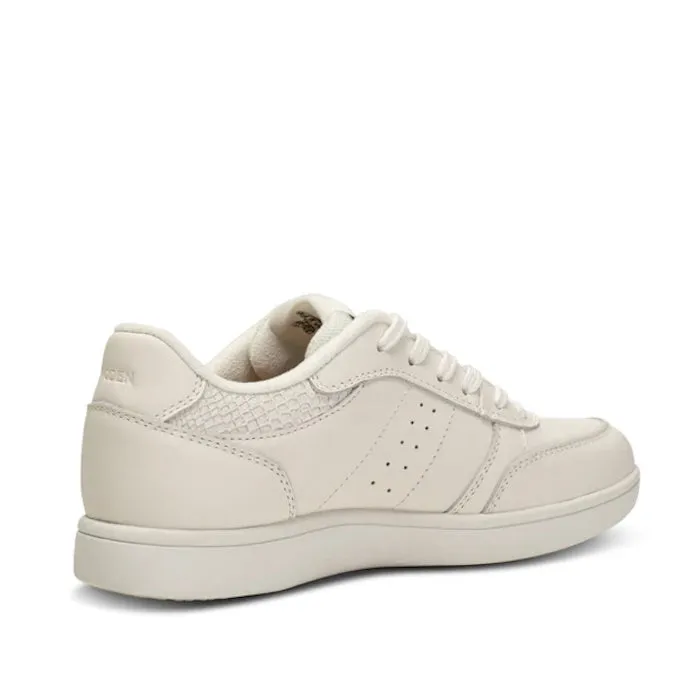 Woden Bjork Women's Leather Sneaker Blanc de Blanc White